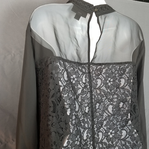 BOLD elements Long Sleeve Sheer Blouse - Picture 6 of 12